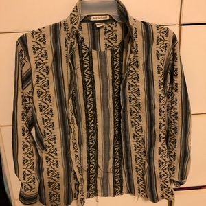 boho button up